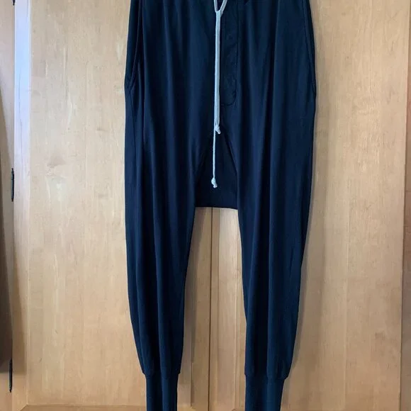Rick Owens DRKSHDW BLACK drawstring lounge pants - Picture 6 of 15